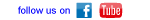 follow us on Facebook and YouTube